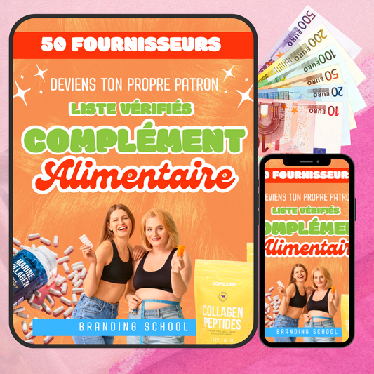 50 Fournisseurs Complément Alimentaire - EBOOK
