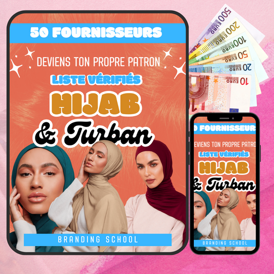 50 Fournisseurs Hijab & Turban - EBOOK