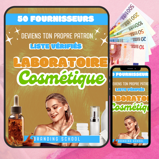 50 Fournisseurs Laboratoire Cosmétique - EBOOK