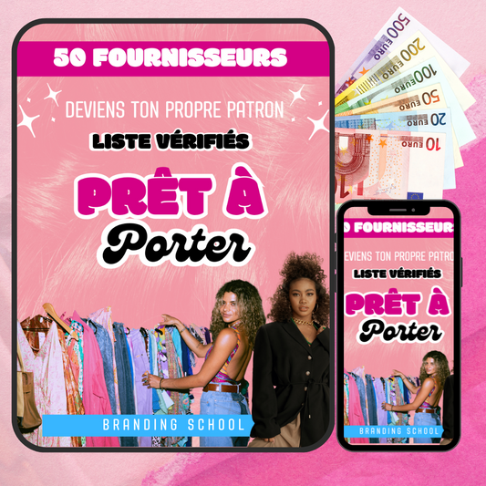 50 Fournisseurs Vêtements - EBOOK