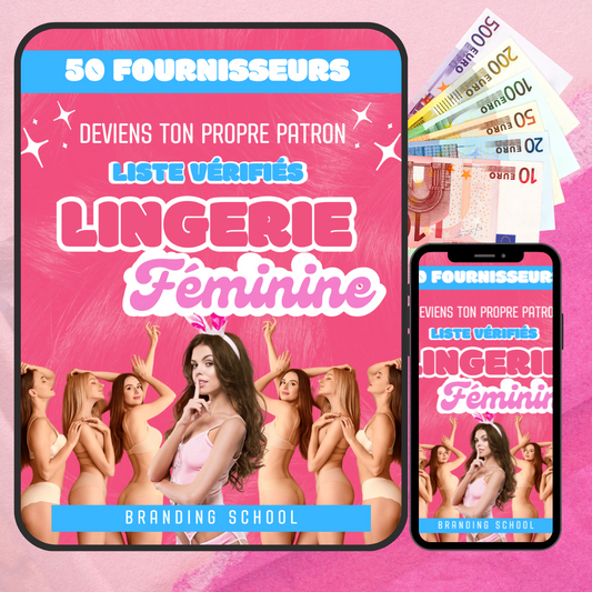 50 Fournisseurs Lingerie féminine - EBOOK